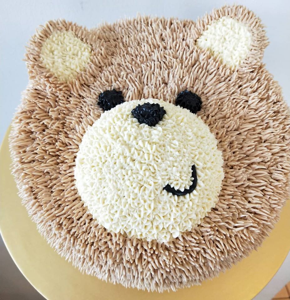 Order Strawberry Cake Teddy Bear Combo for Free Delivery in UAE.